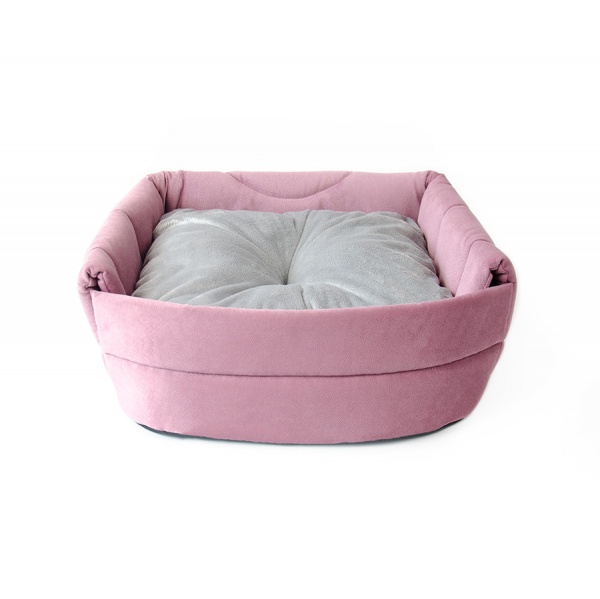 Домик-лежак 10 центів для Джека Домик - лежак розово - серый 40х40х35 см