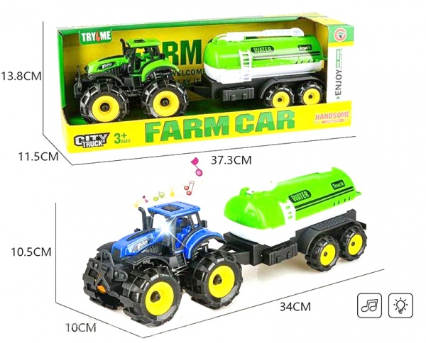 Трактор Shantou 2 кольори в асортименті 9878-7C