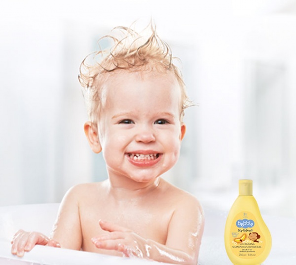Гель-шампунь Bebble детский для душа 2в1Банан (3016-04-007) 250 мл