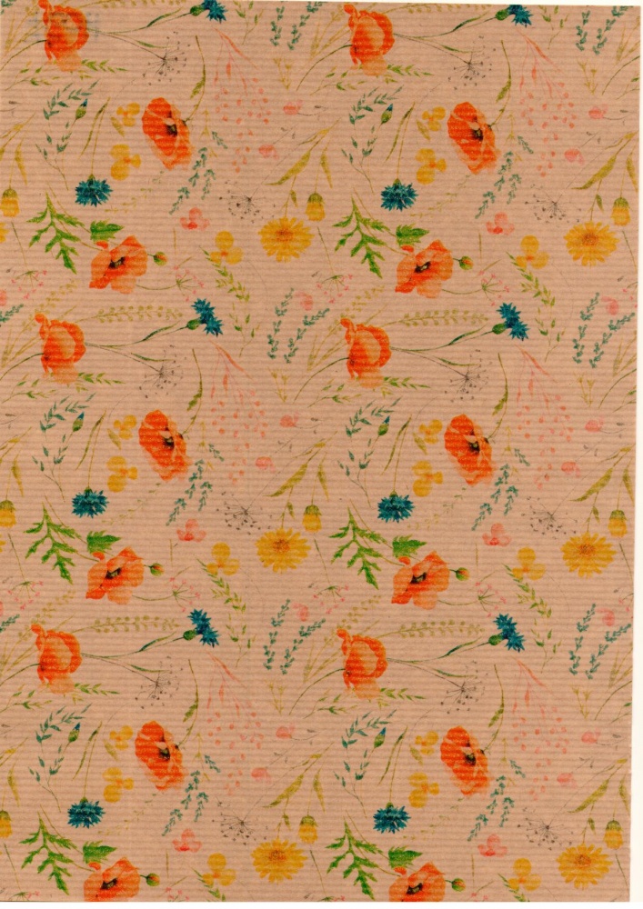 Бумага для упаковки крафтовый 70x150 см