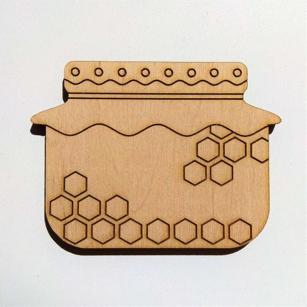 Заготовка Баночка с медом 4D 22 Фанера 