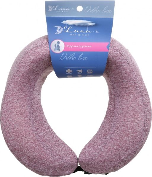 Подушка Розовая 27x26 см Luna