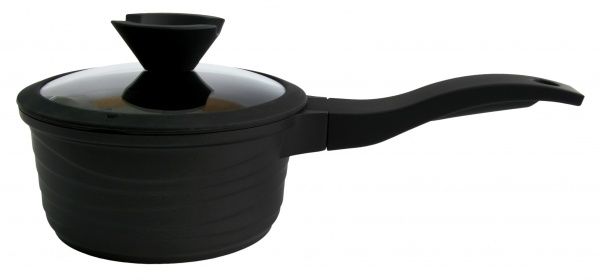 Ківш з кришкою Black Pro New 16 см 1,3 л 55872-16 Lessner