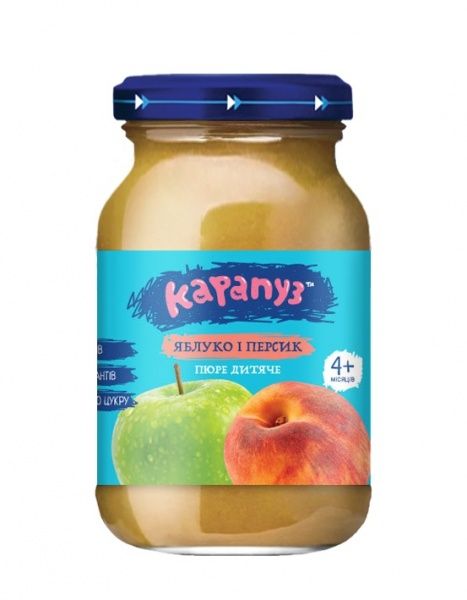 Пюре Карапуз из груш и яблок 170 г 