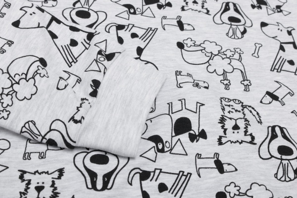 Костюм домашний мужской Flis clothes Семейка р. L серый 