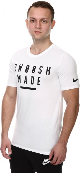 Футболка Nike M NK DRY TEE DF SWOOSH MADE 834329-100 2XL білий