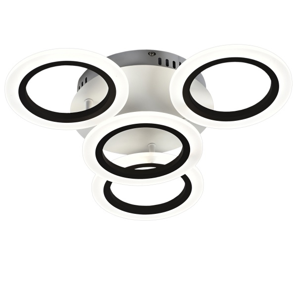 Люстра светодиодная Victoria Lighting с пультом д/у 48 Вт коричнево-белый Olive/PL4 