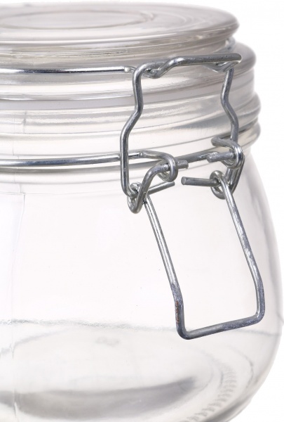 Ємність для зберігання з бугельною кришкою 500 мл скло Koopman