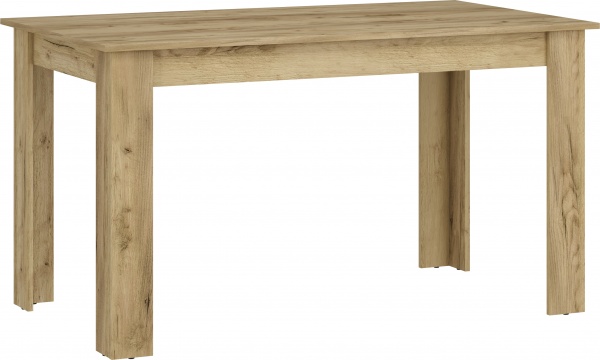 Стол обеденный Грейд Эда 1386х764х794 мм дуб крафт золотой 