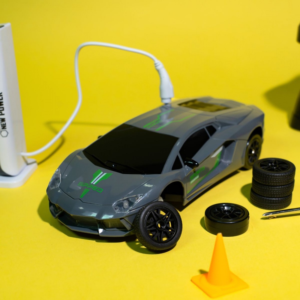 Автомобиль на радиоуправлении OTAMANKO Дрифт-машинка 4x4 Drift Race серый 1:24 532.02.38