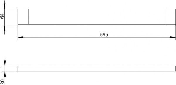 Держатель для полотенца Imprese Bitov 131300