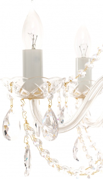 Люстра підвісна ArtGlass СЕ (1-05) 5xE14 прозорий E0025/05/20 