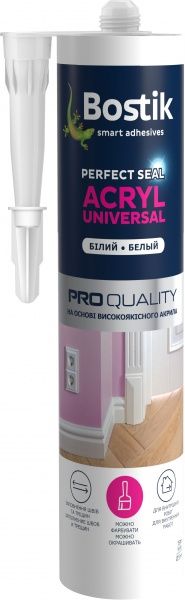 Герметик акриловий Bostik Acryl Universal білий 280мл
