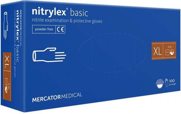 Перчатки медицинские NITRYLEX XL 100 шт./уп.