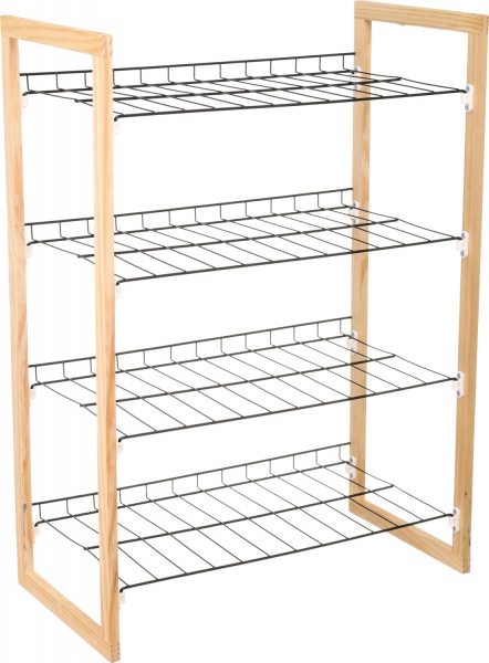 Підставка для взуття 4 рівня CR00283 300x575x795 мм коричневий 