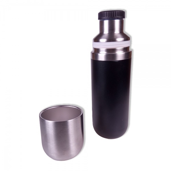 Термос вакумний Dinara 750 мл чорний Schwarzwolf