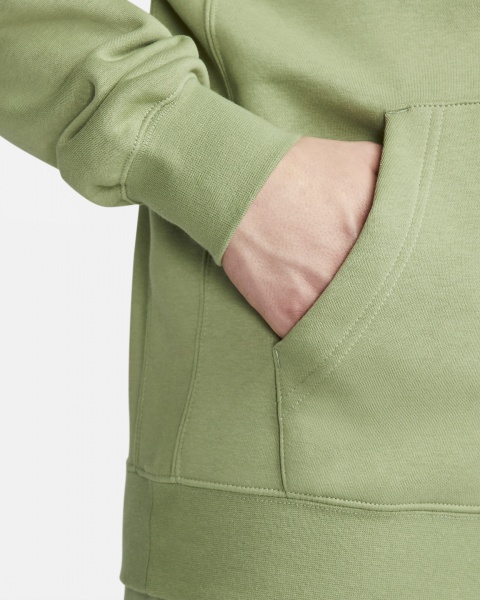 Джемпер Nike M NSW CLUB HOODIE FZ BB BV2645-386 р. M зелений
