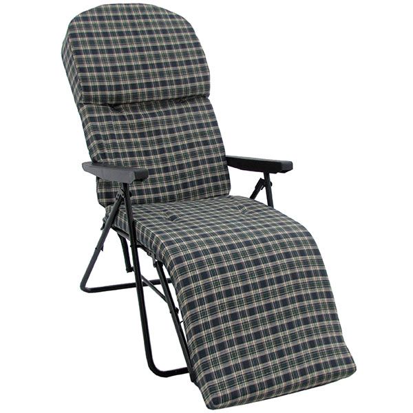 Шезлонг Фрідріх з підставкою для ніг 65x160 см 