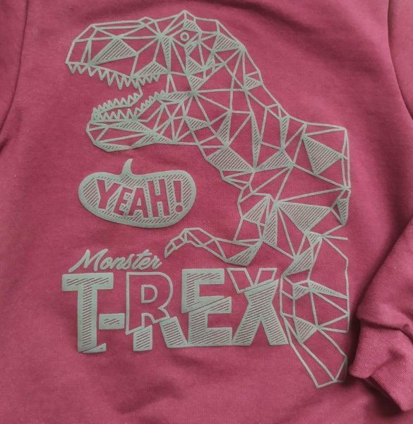 Спортивний костюм Маленькие люди р.98 бордово-сірий 