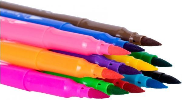 Набір фломастерів кісточкі Maxi 12 кольорів BRUSH TIPPED MX15233 Maxi