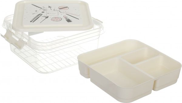 Органайзер Fashion для косметики 25*26*11 см білий