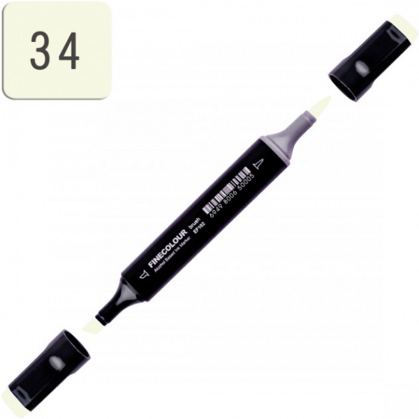 Маркер спиртовой FINECOLOUR EF102-34N желтая мимоза 