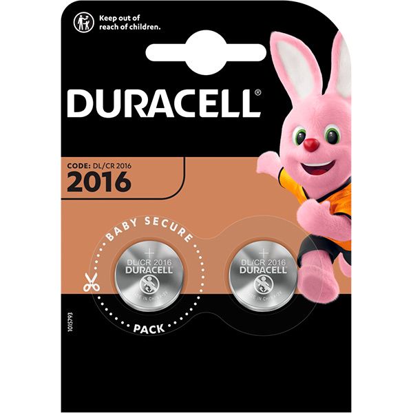 Батарейки Duracell DL2016 CR2016 2 шт. (5003006) 