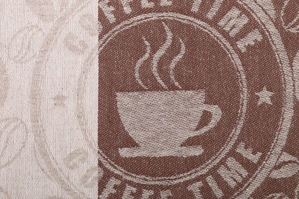 Рушник Кава-пауза 1 46x70 см Білоруський льон рожевий 