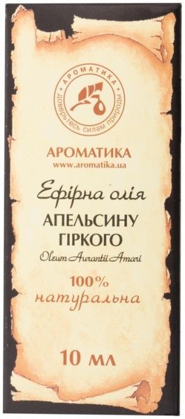 Эфирное масло Ароматика Апельсина гіркого 10 мл 