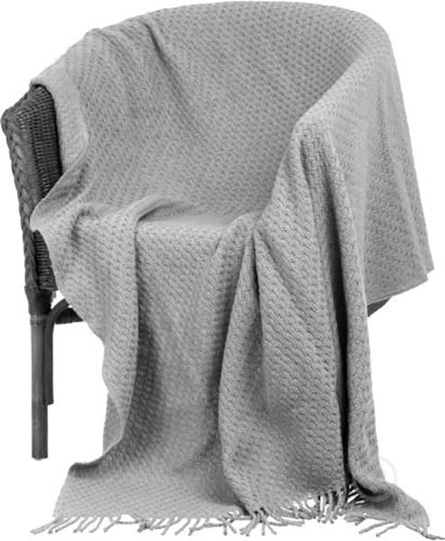 Плед Bergen 140x200 см светло-серый La Nuit 