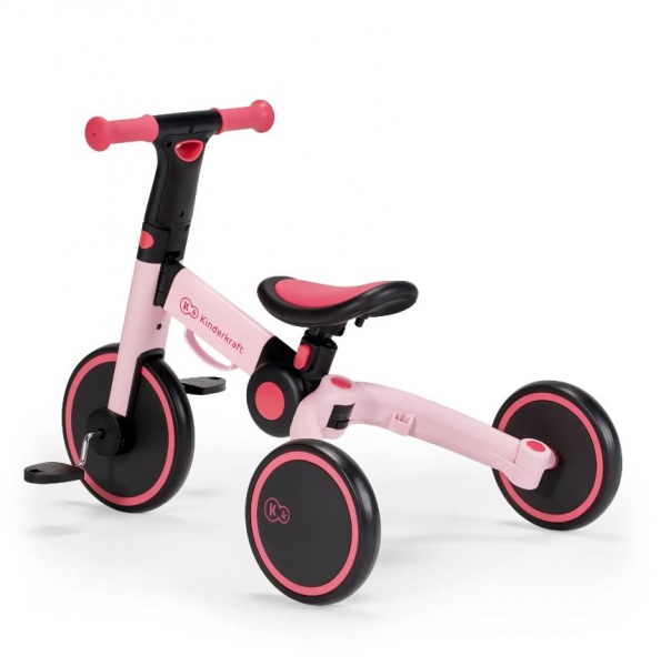 Велосипед детский Kinderkraft 3 в 1 4TRIKE Candy Pink розовый KR4TRI00PNK0000 