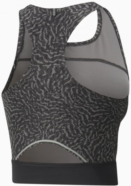 Майка Puma RUN HIGH SHINE CROP TANK 52106656 р.S сірий