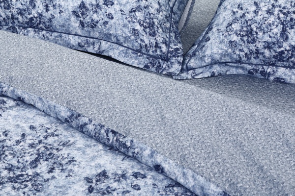 Комплект постільної білизни Marzan 2 синій Lameirinho 