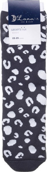 Шкарпетки жіночі Luna Сірі з білими плямами р.23-25 темно-синій 1 шт.