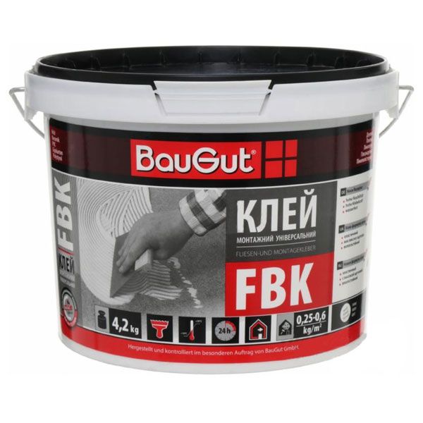 Клей універсальний монтажний BauGut FBK 4,2кг 