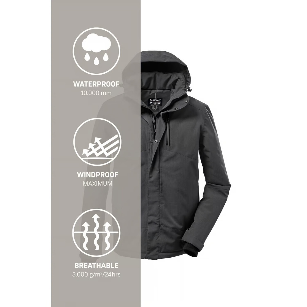 Куртка Killtec KOW 161 MN JCKT 37589-233 р.XL сіра