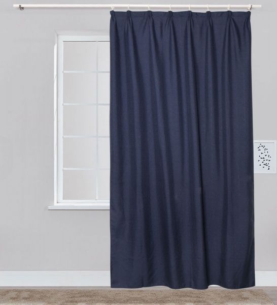 Штора Linen аква 160х275 см La Nuit