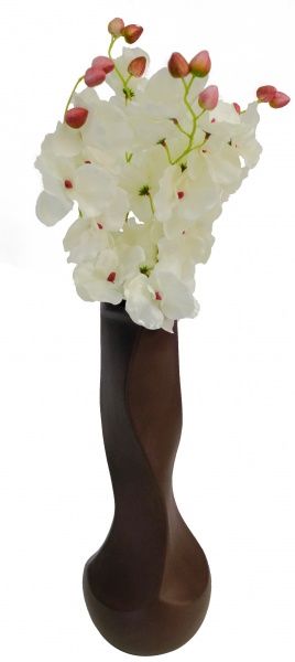 Ваза Самбука муар шоколад 42 см