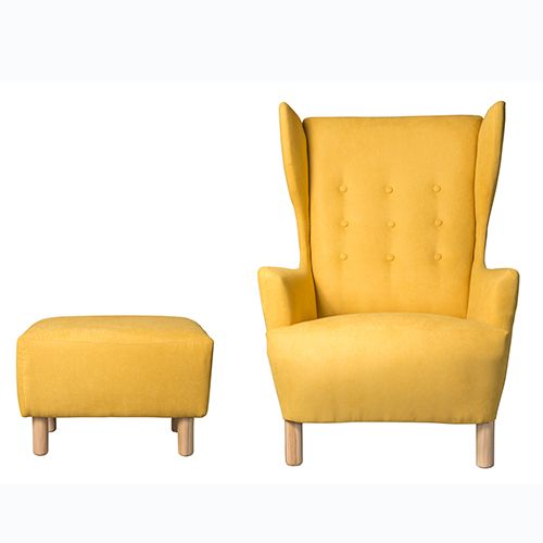 Подставка для ног Марбет Muno 450х630х460 мм горчичный 