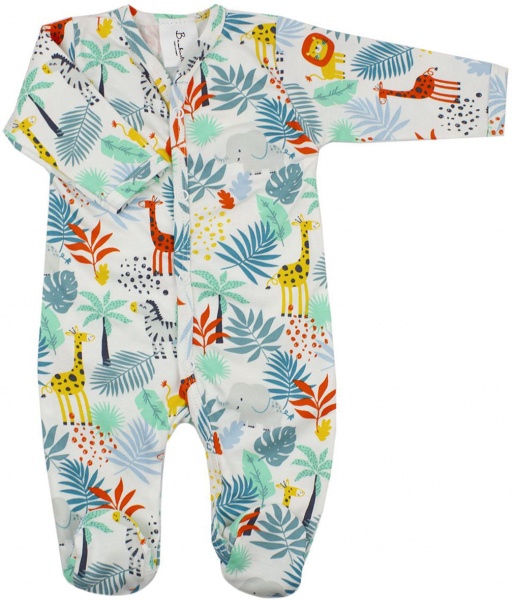 Комбінезон для хлопчика Bambinelli Звірятка р.74 білий із малюнком 