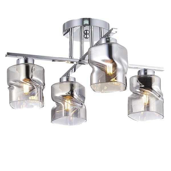 Люстра Victoria Lighting 4x60 Вт E27 хром Smith/PL4 