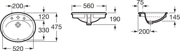 Умывальник ROCA Java