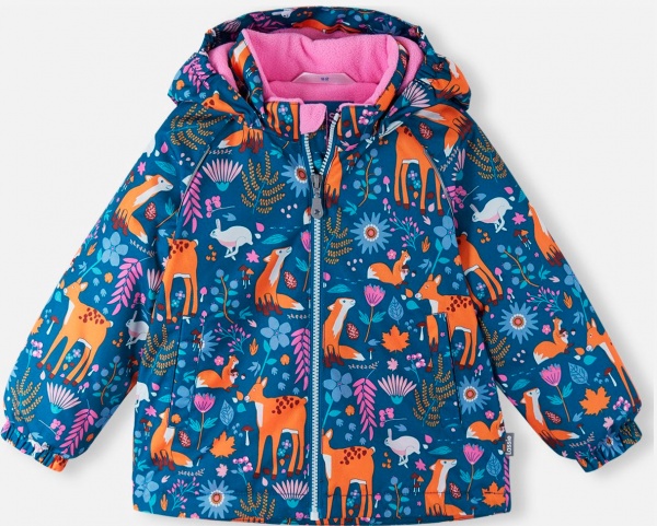 Костюм зимовий для дівчаток Lassie Oivi зріст 80 темно-синій/рожевий 7100020A 