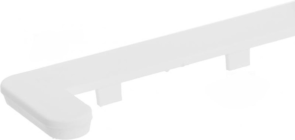 Торцевая заглушка Brilliant® 300х20х5 мм белый для подоконника 