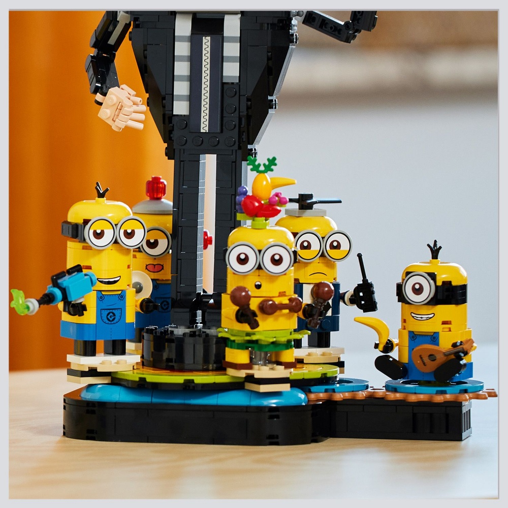 Конструктор LEGO Minions Ґру й посіпаки з кубиків 75582