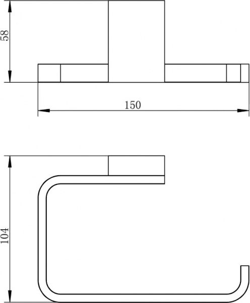 Держатель для туалетной бумаги Imprese Bitov 142300
