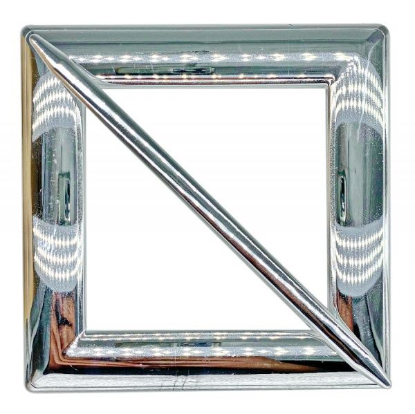 Декор Квадрат 150х150 мм срібло глянець V0001-2 MISLT