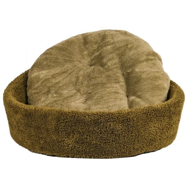 Лежак с подушкою FX home оливковый 47x47x13 см