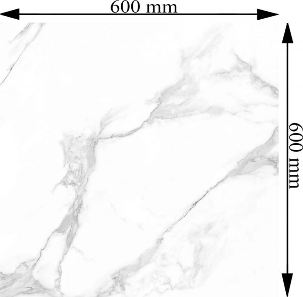 Плитка Italica Statuario Carrara 60x60 