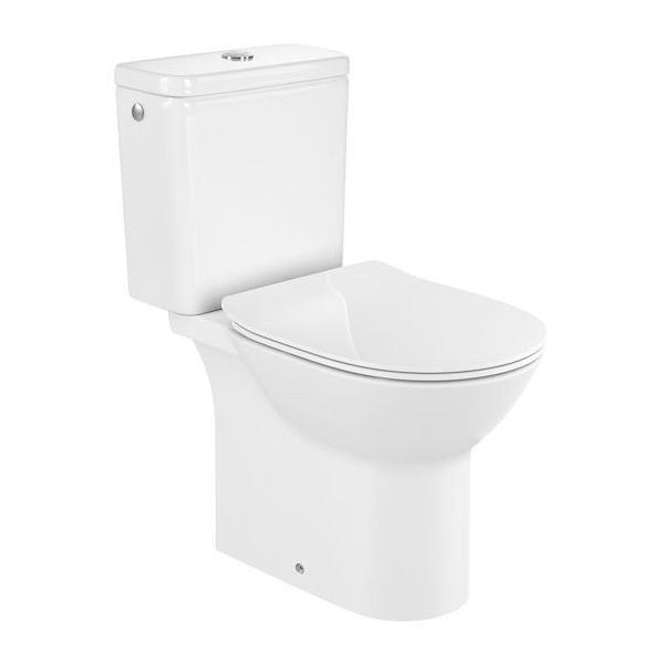 Унитаз-компакт Debba Round Rimless с сиденьем Slim Soft-close A34D995000